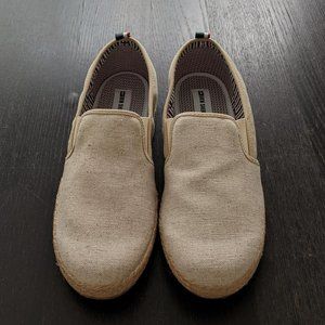 Ben Sherman natural slip on shoes NWT